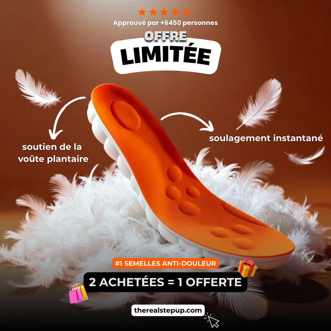 Semelles anti-douleur