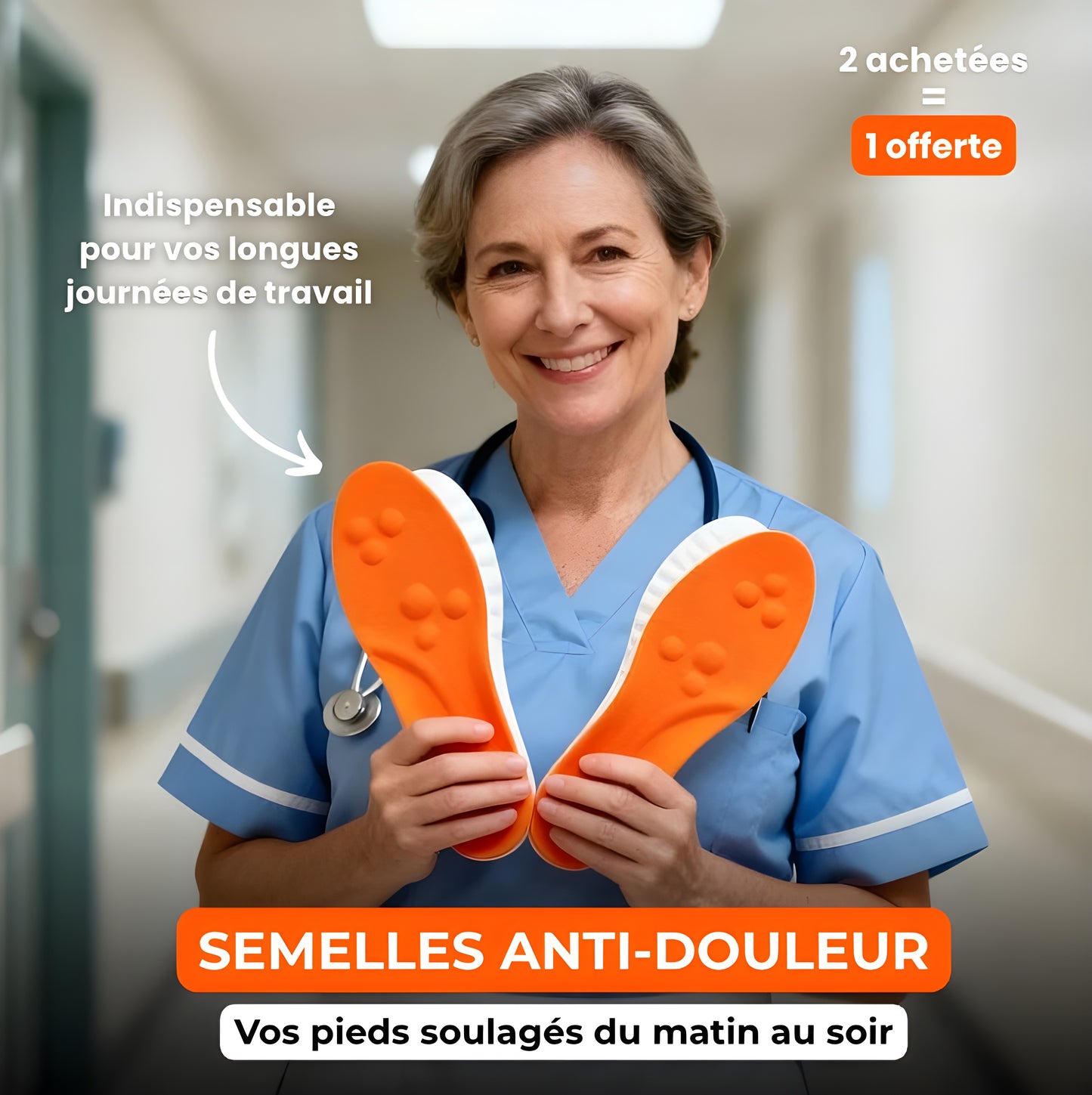 Semelles anti-douleur
