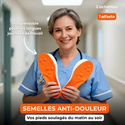 Semelles anti-douleur
